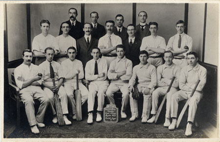 Vauxhall Motors Cricket Team 1917